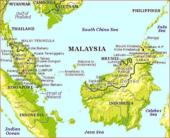 Petaling Jaya Malaysia Map Map Of Malaysia | Malaysia Map | Malaysia Hotel Map Location